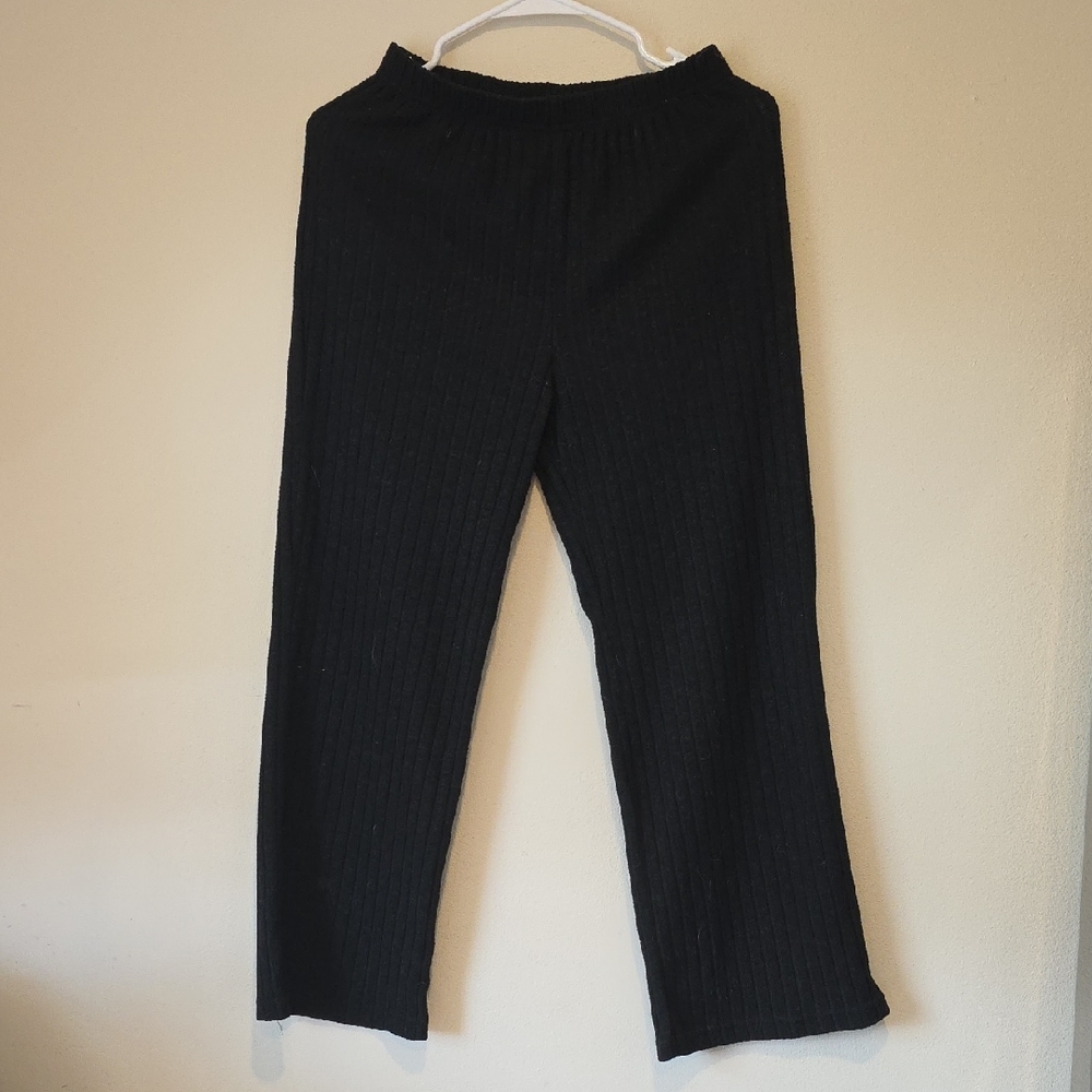 SHEIN Black Wide Leg Pants
